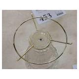 10" Glass Table Lamp with Clear Glass Shade