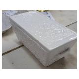 Real Home Decorative Home Décor Earthenware Container with Lid