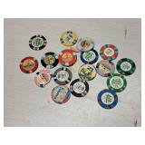 Casino Chips - Dunes, Pioneer Club, Desert Palms, Bahamia