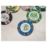 Casino Chips - Dunes, Pioneer Club, Desert Palms, Bahamia