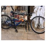 Raleigh 22" Trail Bike 20" Blue/Orange/Silver Frame