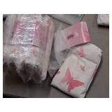 Lot of (8) Houseware Homes Butterfly pattern Baby Crib Sheets