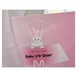 Lot of (8) Houseware Homes Butterfly pattern Baby Crib Sheets