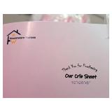 Lot of (8) Houseware Homes Butterfly pattern Baby Crib Sheets