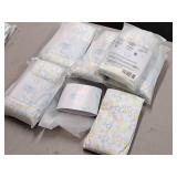 Lot of (10) Houseware Homes Hollow Stars pattern Baby Crib Sheets