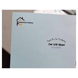 Lot of (5) Houseware Homes Blue Stars pattern Baby Crib Sheets