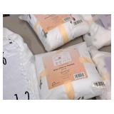 Lot of (6) Houseware Homes Baby Milestone Blankets - Boy