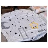 Lot of (8) Houseware Homes Baby Milestone Blankets - Boy