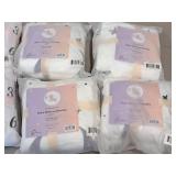 Lot of (8) Houseware Homes Baby Milestone Blankets - Girl