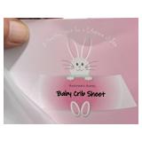 Lot of (5) Houseware Homes Butterfly pattern Baby Crib Sheets