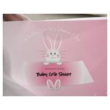 Lot of (10) Houseware Homes Butterfly pattern Baby Crib Sheets