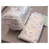 Lot of (5) Houseware Homes Hollow & Solid Stars with Red Hearts pattern Baby Crib Sheets