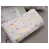 Lot of (10) Houseware Homes Hollow & Solid Stars with Red Hearts pattern Baby Crib Sheets