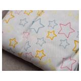 Lot of (5) Houseware Homes Hollow Stars pattern Baby Crib Sheets