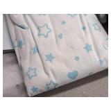 Lot of (5) Houseware Homes Blue Stars pattern Baby Crib Sheets
