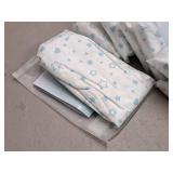 Lot of (8) Houseware Homes Blue Stars pattern Baby Crib Sheets