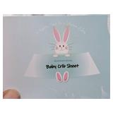 Lot of (8) Houseware Homes Blue Stars pattern Baby Crib Sheets