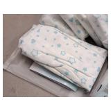 Lot of (10) Houseware Homes Blue Stars pattern Baby Crib Sheets