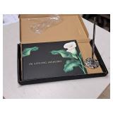 Lot of (20) In Loving Memory Record Book with Pen and Holder (in box)
