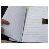 Lot of (10) Diary with Lock and Pen (Black) (in box)