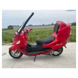 150cc Courier Scooter with Retractable Roof