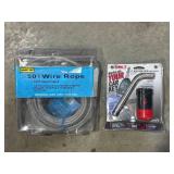 Receiver Lock & 50ft Wire Rope