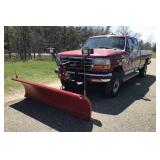 1996 Ford F250 4X4 With Plow