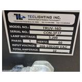 Tec Lighting TruCoat 16" Hand-Fed UV Coating Machine TRUV-16D with Carbon Filter Air Purifier