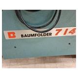 Baumfolder® Ultrafold Air Feed Paper Folding Machine 714-N Series 14x20