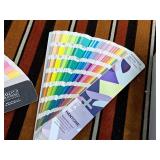 Lot of (6) Assorted Color Swatch Books