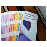 Lot of (6) Assorted Color Swatch Books