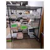 Wire Shelf Shelving Unit 24"x60"x72" 4-shelf (Black)