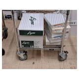 Rolling Wire Utility Cart 18"x36-1/2"x40-1/2"