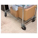 Rolling Wire Utility Cart 21"x38"x39"