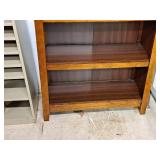 Wooden Shelving Unit 32-1/4"x13-1/2"x34-1/2" 2-shelf