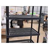 Plastic Shelving Unit 23-1/2"x35-1/2"x72-1/2" 5-shelf