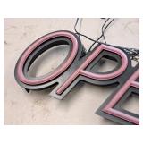 Lighted OPEN Sign