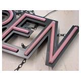 Lighted OPEN Sign