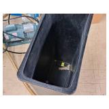 30" Plastic Trash Can (Black)
