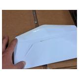 Lot of (5 Boxes) Envelopes |  No. 10 | 24# | Diagonal Seam | Regular | White Wove 4-1/8"x9-1/2" - Seville 500-count ( 2500 total items )