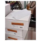 Lot of (3 Boxes) Envelopes | No. 10 Regular |  24# | OSDS Blue Confetti | White Wove 4-1/8"x9-1/2" - Lindenmeyr Envelope 500-count ( 1500 total items )