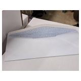 Lot of (3 Boxes) Envelopes | No. 10 Regular |  24# | OSDS Blue Confetti | White Wove 4-1/8"x9-1/2" - Lindenmeyr Envelope 500-count ( 1500 total items )