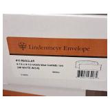 Lot of (3 Boxes) Envelopes | No. 10 Regular |  24# | OSDS Blue Confetti | White Wove 4-1/8"x9-1/2" - Lindenmeyr Envelope 500-count ( 1500 total items )