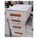 Lot of (4 Boxes) Envelopes | No. 9 Regular |  24# | OSDS Blue Confetti Tint | White Wove 3-7/8"x8-7/8" - Lindenmeyr Envelope 500-count ( 2000 total items )