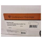 Lot of (4 Boxes) Envelopes | No. 9 Regular |  24# | OSDS Blue Confetti Tint | White Wove 3-7/8"x8-7/8" - Lindenmeyr Envelope 500-count ( 2000 total items )