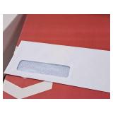 Lot of (3 Boxes) Envelopes | No. 9 Window and Regular|  24# | White Wove | Security Tint 500-count ( 1500 total items )