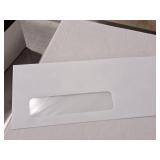Lot of (2 Boxes) Envelopes | No. 9 Window | 24# | White Wove 3-7/8"x8-7/8" - Lindenmeyr Envelope 500-count ( 1000 total items )