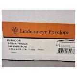 Lot of (2 Boxes) Envelopes | No. 9 Window | 24# | White Wove 3-7/8"x8-7/8" - Lindenmeyr Envelope 500-count ( 1000 total items )