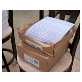 Lot of (1 Full and 1 Partial / 750 Total) Envelopes | No. 10 Regular |  24# | Diagonal Seam | White Wove 4-1/8"x9-1/2" - Seville