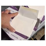 Lot of (3 Boxes) Envelopes - (2 Boxes) A7 60# , (One Box) A2 60# 5-1/4"x7-1/4" - Domtar Cougar 250-count ( 750 total items )